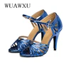 NATASHA New Latin Dance Shoes Professional Dance Shoes Gold High Heel Women's Dance Shoes Performance Dance Shoes Walk Show Danc 5