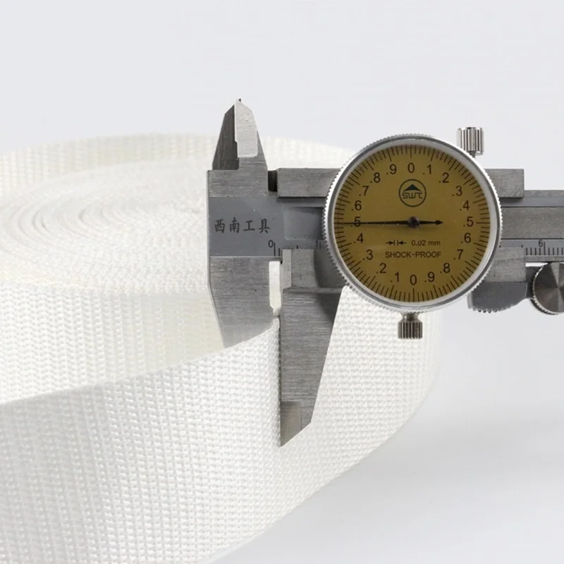 Ultra High Molecular Weight Polyethylene Anti Cutting Wear Resistant Safety Webbing 25mm*1mm 10m