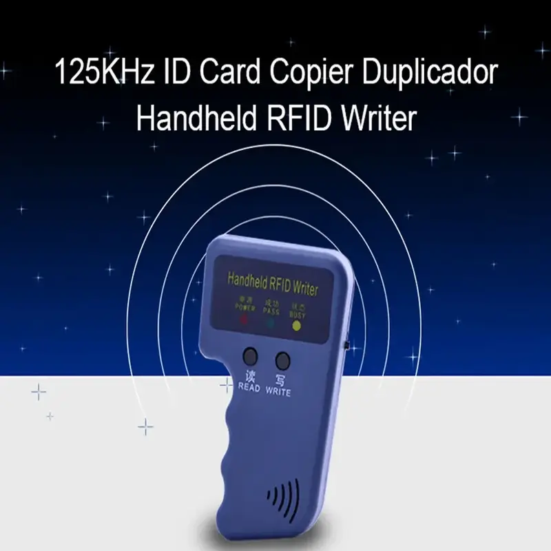 RFID Duplicator ID Handheld 125khz Key Copier Reader Writer Reader Card Cloner Programmer Writable Key Access Card Keyfobs - Image 5