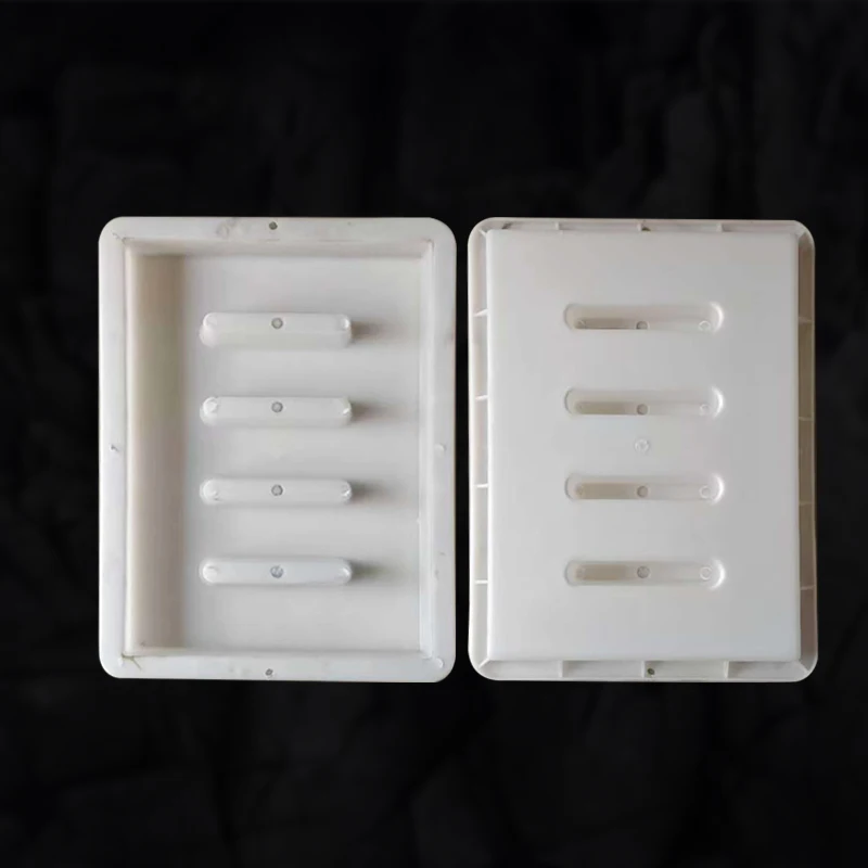 Plastic mold for gutter cover plate, sewer drain cover plate 35x25x5cm, municipal highway concrete manhole mold