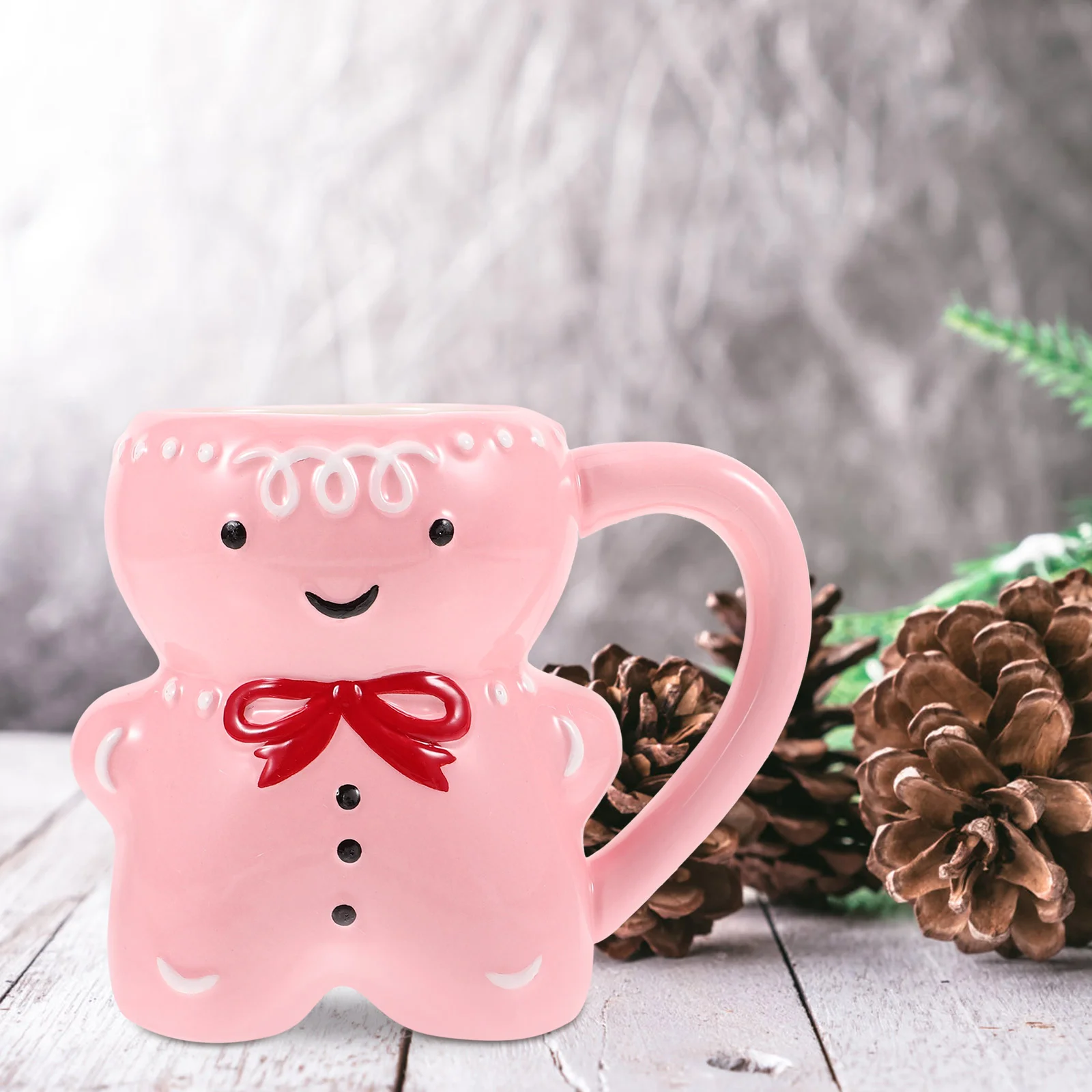 

Edible Ceramic Mug Office Water Cup Christmas Porcelain Ceramics Lovely Breakfast