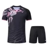2024 Summer New Badminton Competition Jersey Fan Jersey Men's Badminton Jersey Set Fashionable Breathable Player Same Jersey 3