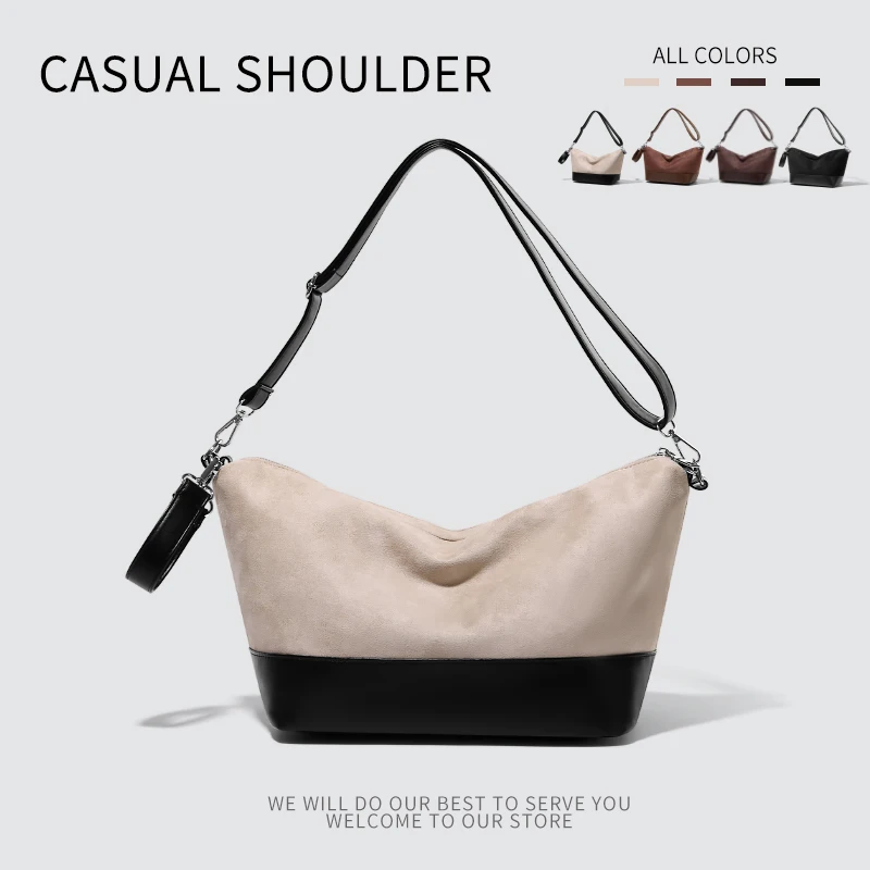 Borsa a tracolla a spalla patchwork retrò da donna, borsa tote versatile di grande capacità per i pendolari