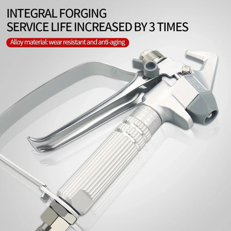 Airless Paint Spray Gun With 4 Nozzle Tips 4 Filters Maximum Pressure 3600 PSI Tool Airless Paint Sprayer Gun
