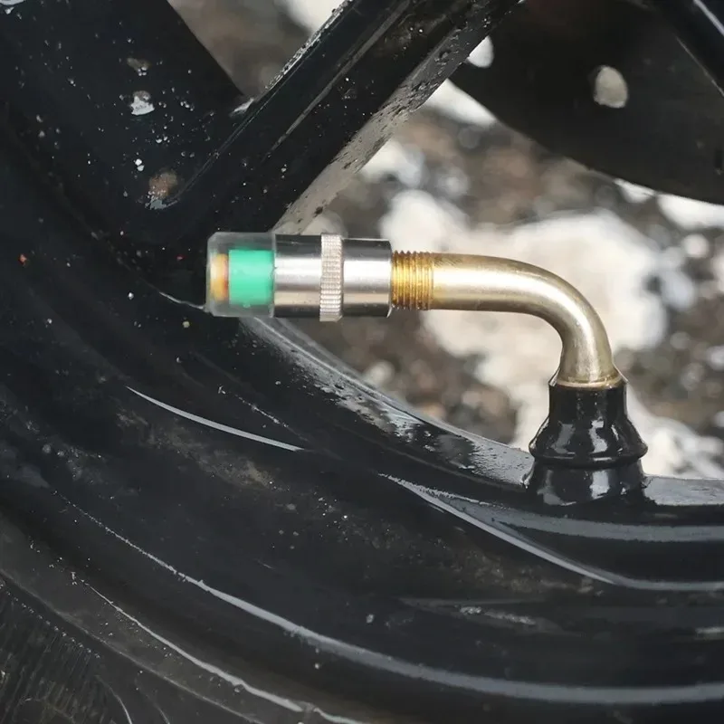 Tire Pressure Valve Caps Gauge Tyre Pressure Indicator Monitor 4 Set Tire Pressure Indicator Car Accessories for SUV Truck Car