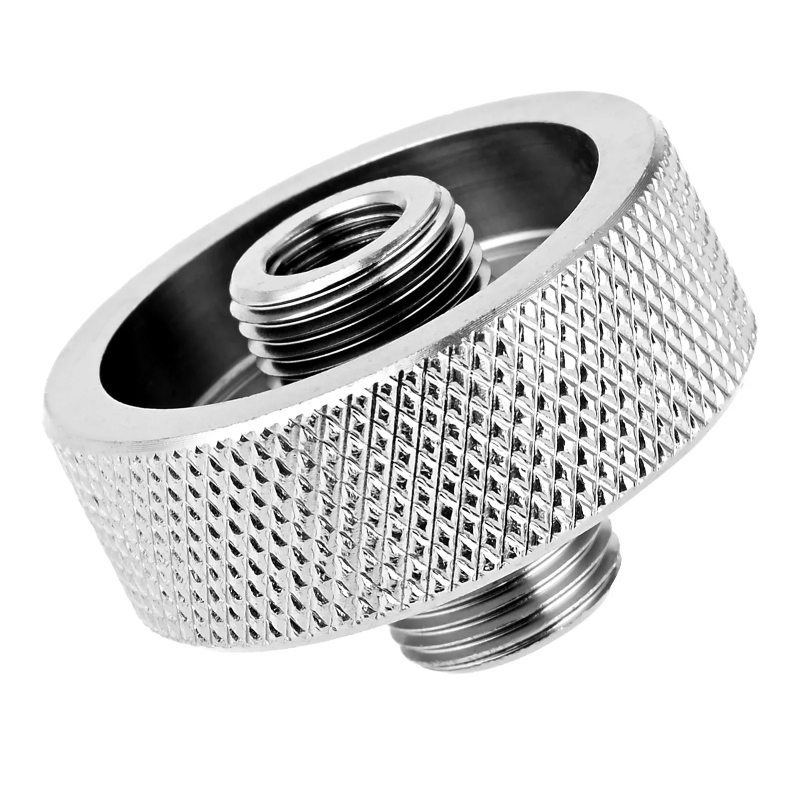 1pc Camping Gas Tank Adapter for Connecting two OD can Copper Aluminum Alloy Charging Valve Link Stove Head Joints