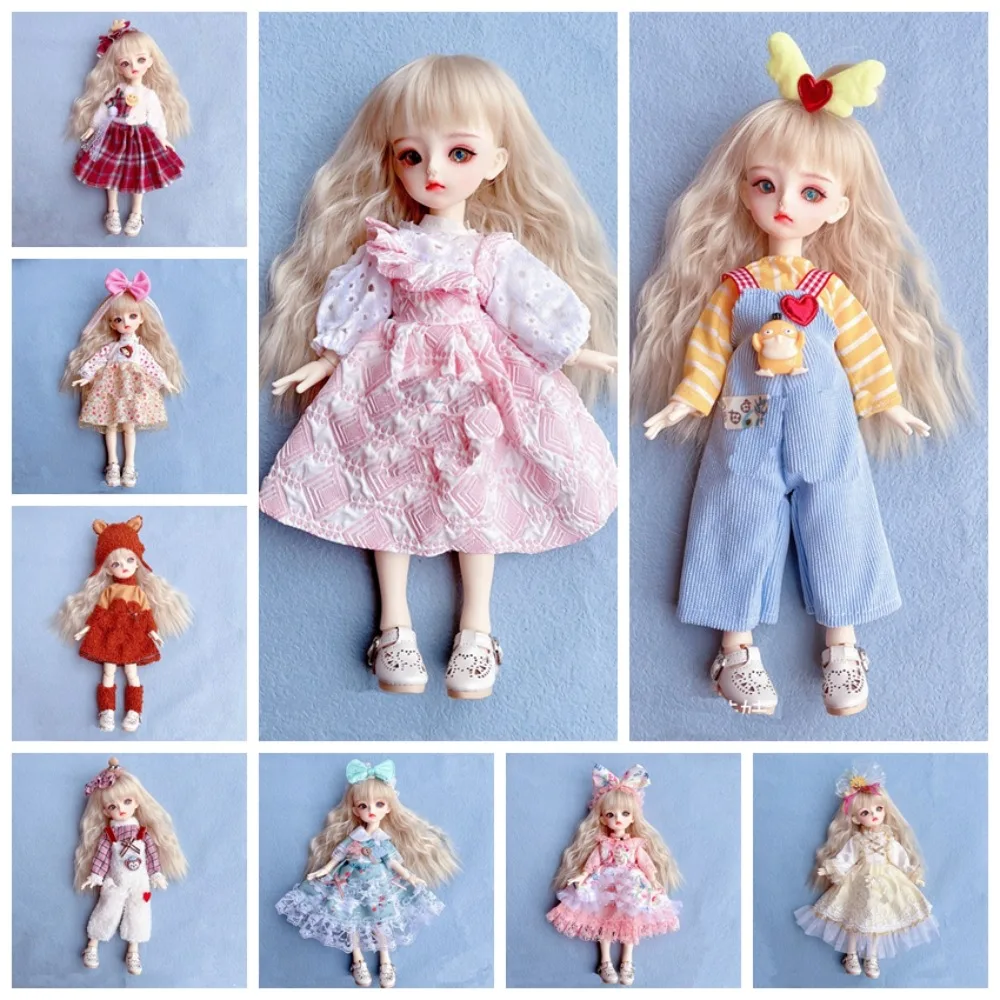 

Toy Accessories Jk Uniform Clothes for 30cm Doll Multiple Color 30cm Doll Dress Dolls DIY Dress Up Clothing Casual Suit NO Doll