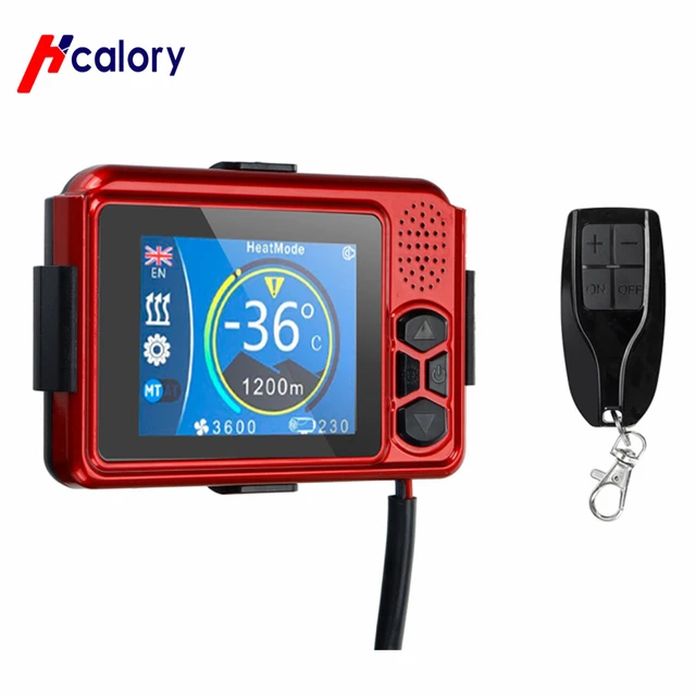Hcalory 12V&24V 6-8.5KW Car Parking Diesel Air Heater 10L Tank LCD Screen  bluetooth APP Remote Control Voice Broadcast