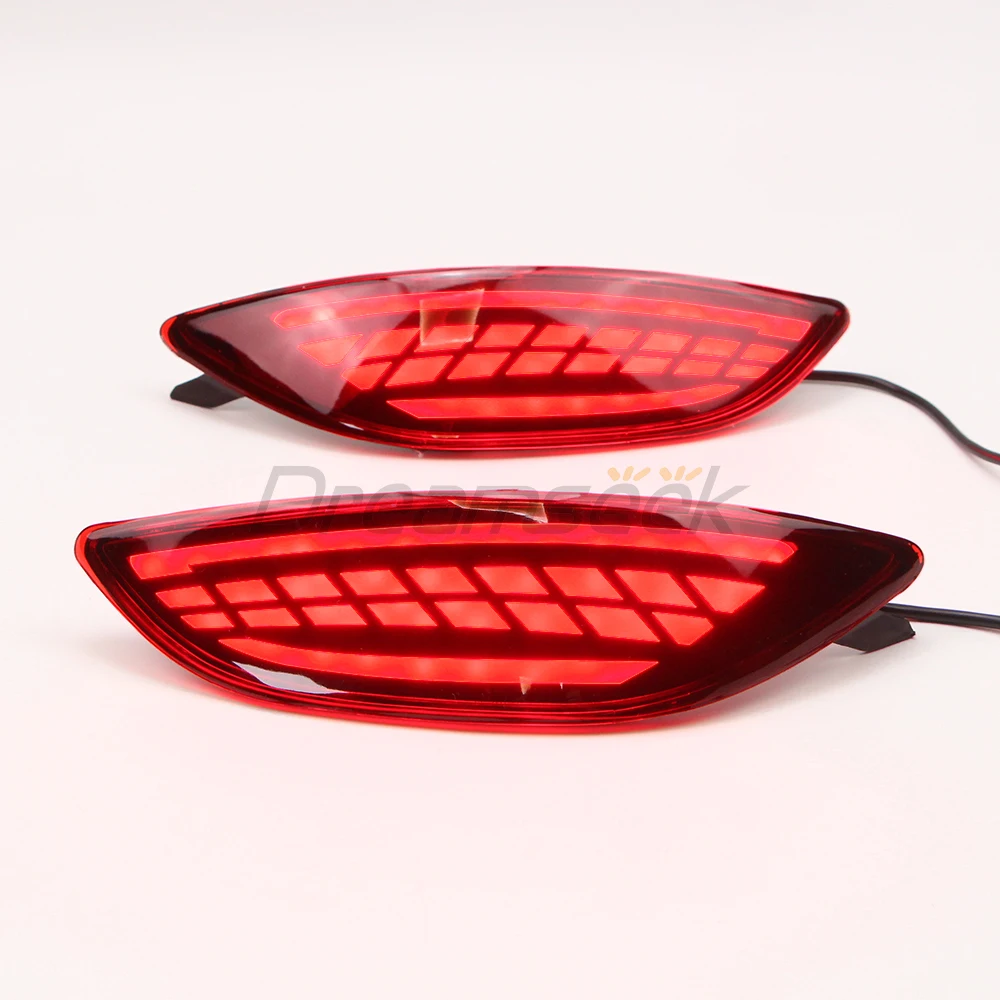 LED Rear Bumper Tail Light for Hyundai Solaris Verna Accent Sedan 2012 2013 2014 2015 2016 2017 Brake Lamp W Dynamic Turn Signal