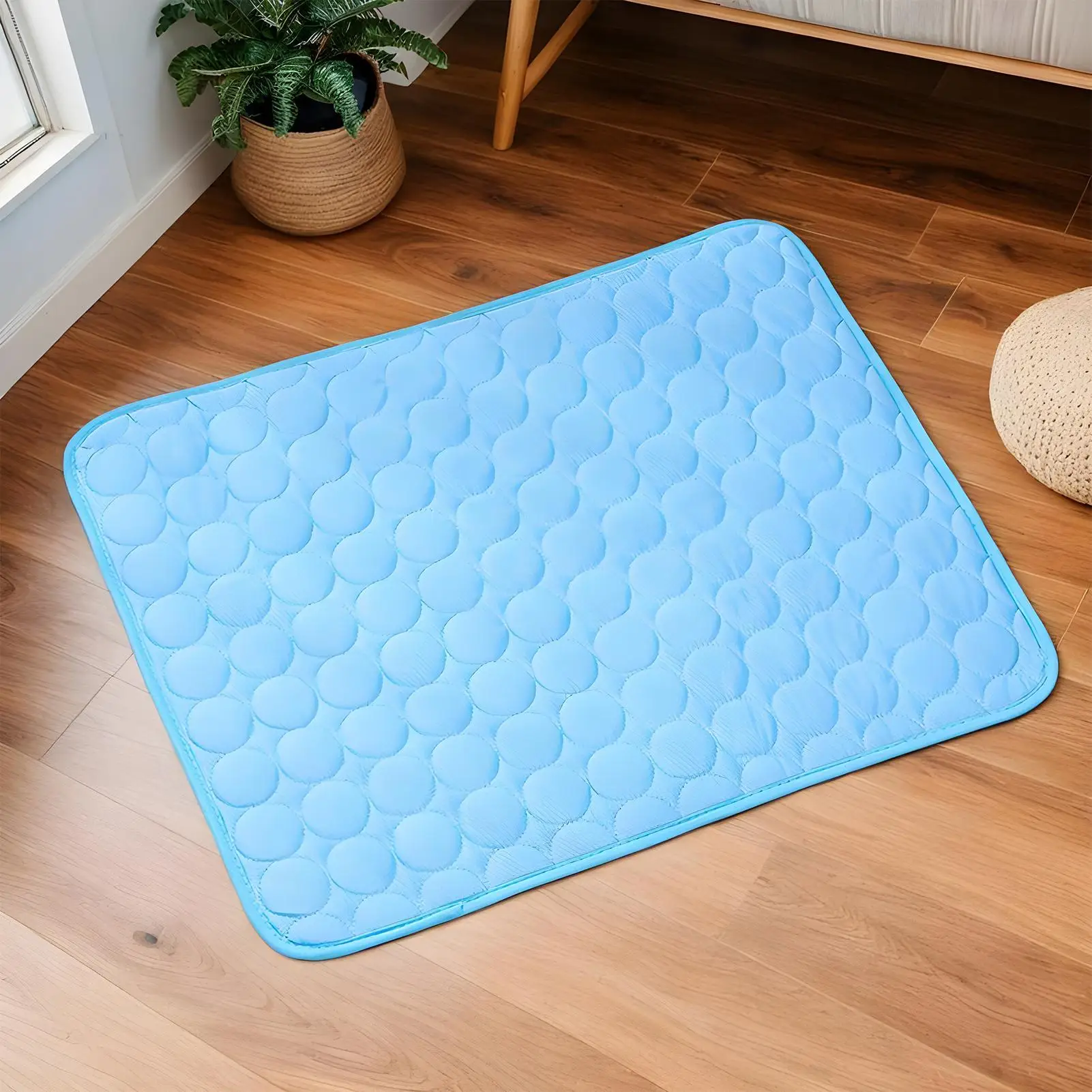 Dog Cooling Pad Cooling Ice-Silk Mats For Dogs Pet Breathable Summer Washable Beddings For Sofa Floor Kennel RV Car Seat Camping