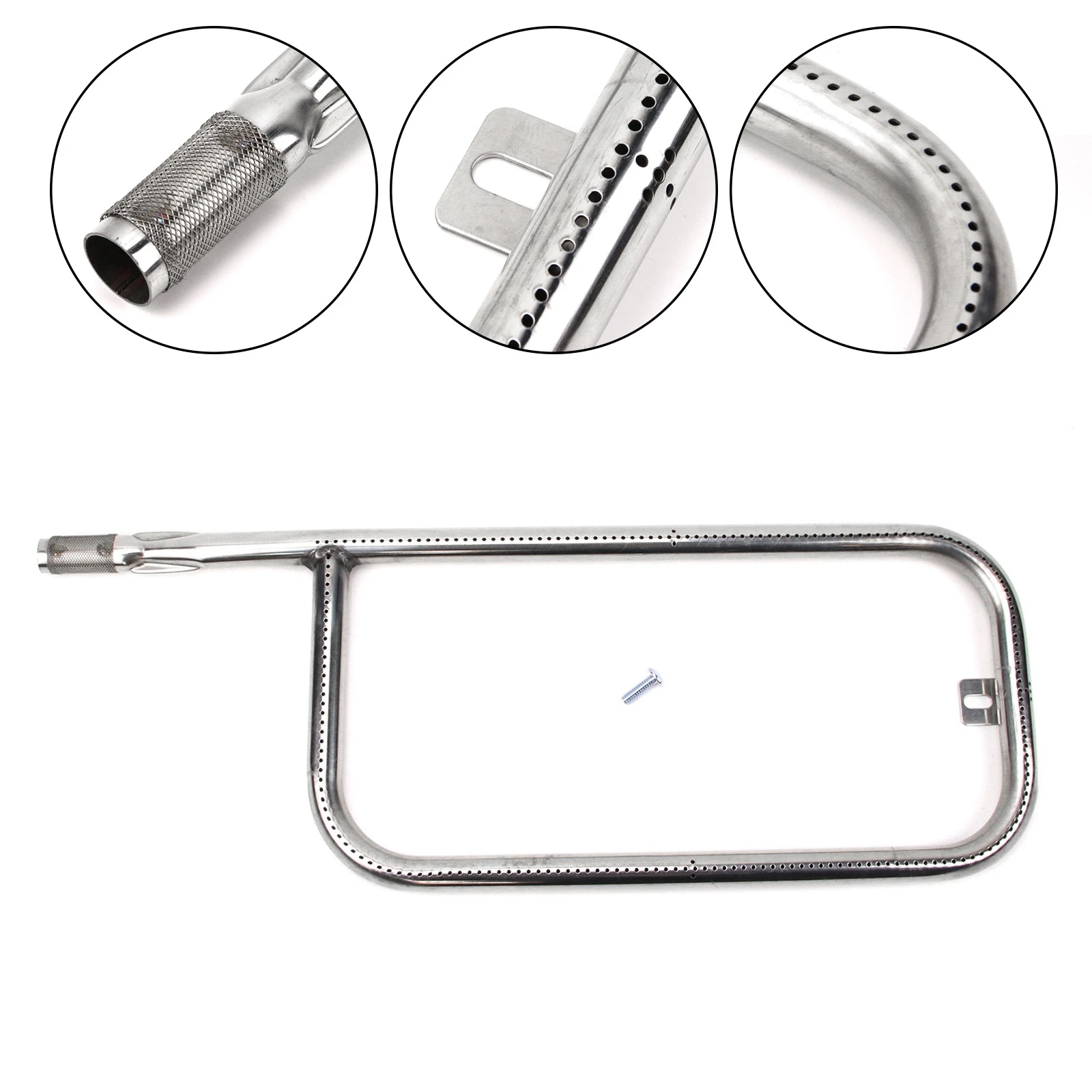 Gas Burner Gas Burner FOR Weber Q200 Q220 Q2000 Q2200 Burner Gas Grill 20.5" x 7.5" Stainless Steel New