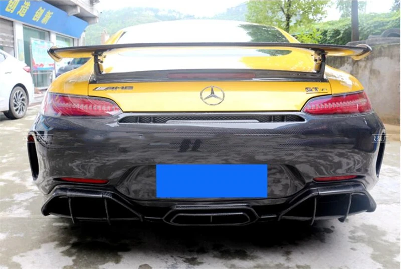 For Mercedes Benz AMG GT GTS GTC 2015-2023 Real Carbon Fiber Spoiler REAR WING TRUNK LIP SPOILERS High Quality GTR Splitters 32 - Racext For Mercedes Benz AMG GT GTS GTC 2015-2023 Real Carbon Fiber Spoiler REAR WING TRUNK LIP SPOILERS High Quality GTR Splitters - - Racext 31