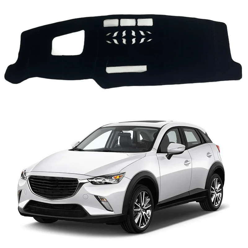 

Dash Board Mat Sun Protector Pad for Mazda CX-5 2017-2021 2018 Black Inner Car Dashboard Left Hand Drive Carpet Accessories