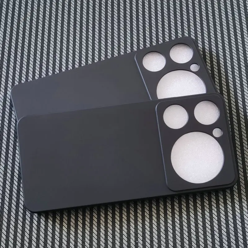 Black Frosted Matte TPU Silicone Protective Phone Case Shell