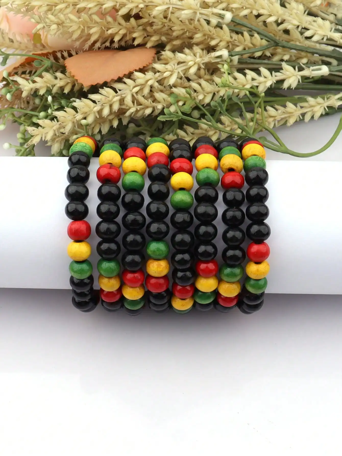 Bracelet Tressé Rasta - Style Ethnique Africain - Bijou Artisanal - Gribouille Import - Neuf