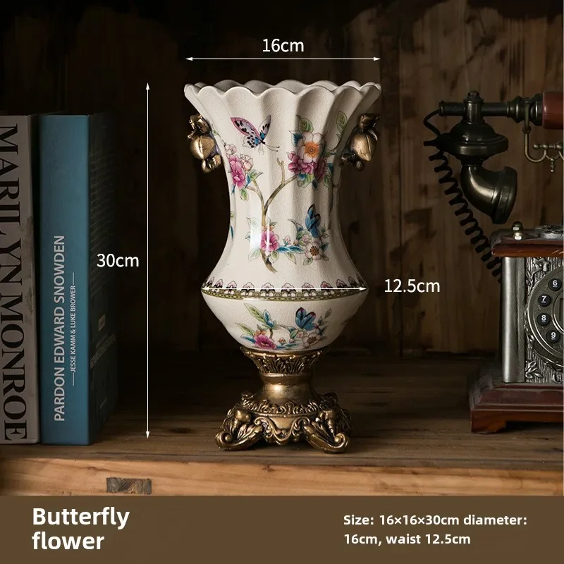 Ice Crack Ceramic Vase Creative Home Decoration Crafts Flowers Dried Flower Vase Decoration Table Flower Arrangement Decoration 6