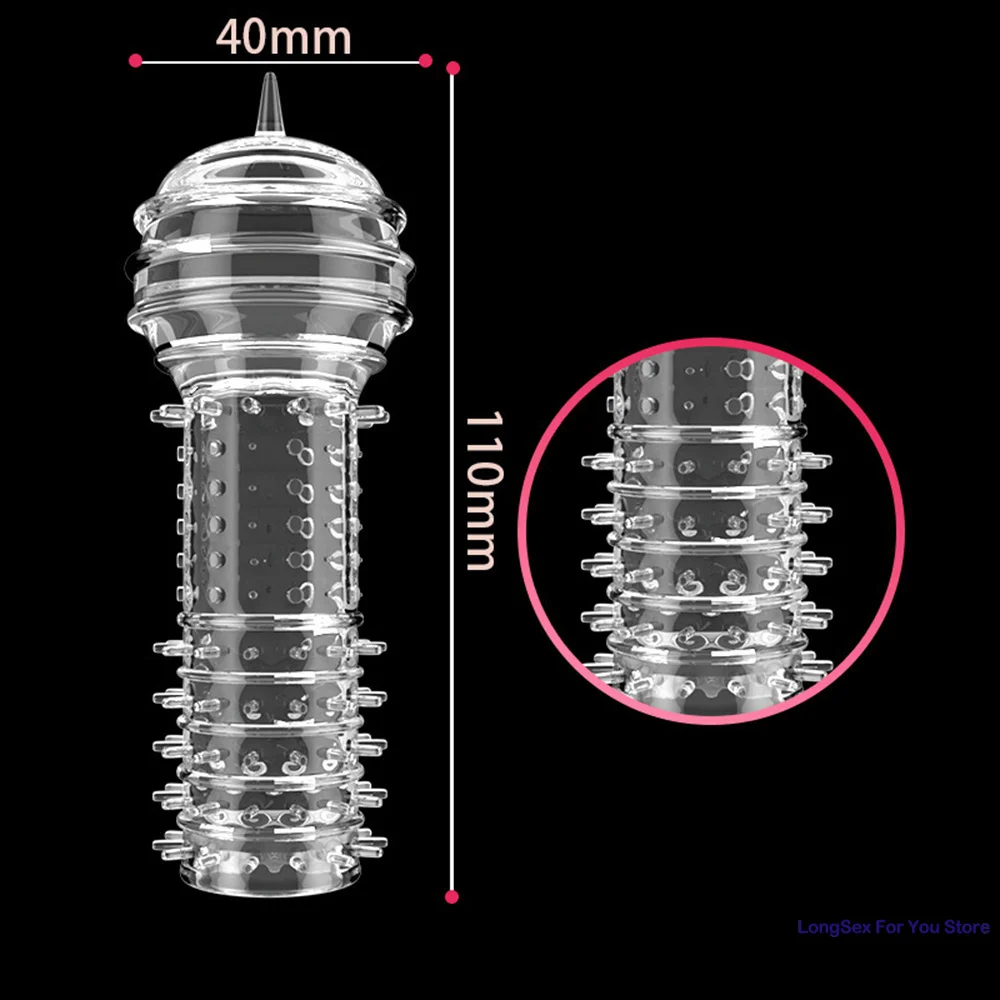 Special Condoms Adult Sex Toys For Man Sensation Female G-spot Vaginal Stimulation Condoms Sophora Viciifolia Spike Penis Sleeve - Image 6