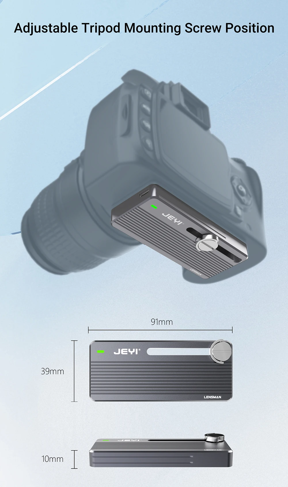 montagem da câmera, USB 3.1 Gen2, 10Gbps,