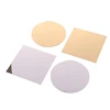Round Mirror Glass Tray Diy Acrylic Circle Candle Plates Wedding Party Table Centerpiece Decoration Large Capacity Platter Tiles 6