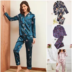 Silk Suit Home Wear Pajamas Women's Hot Selling Autumn