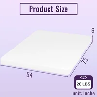 Mattresses 6 Inch Gel Memory Foam Mattress Full Size Mattress Bamboo Charcoal Infused Mattress in a Box Medium 2