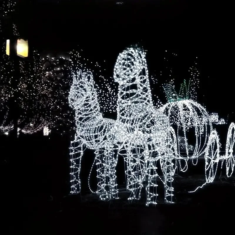 Solar-Powered LED Rope Lights - 8 Mode Waterproof String Lights
