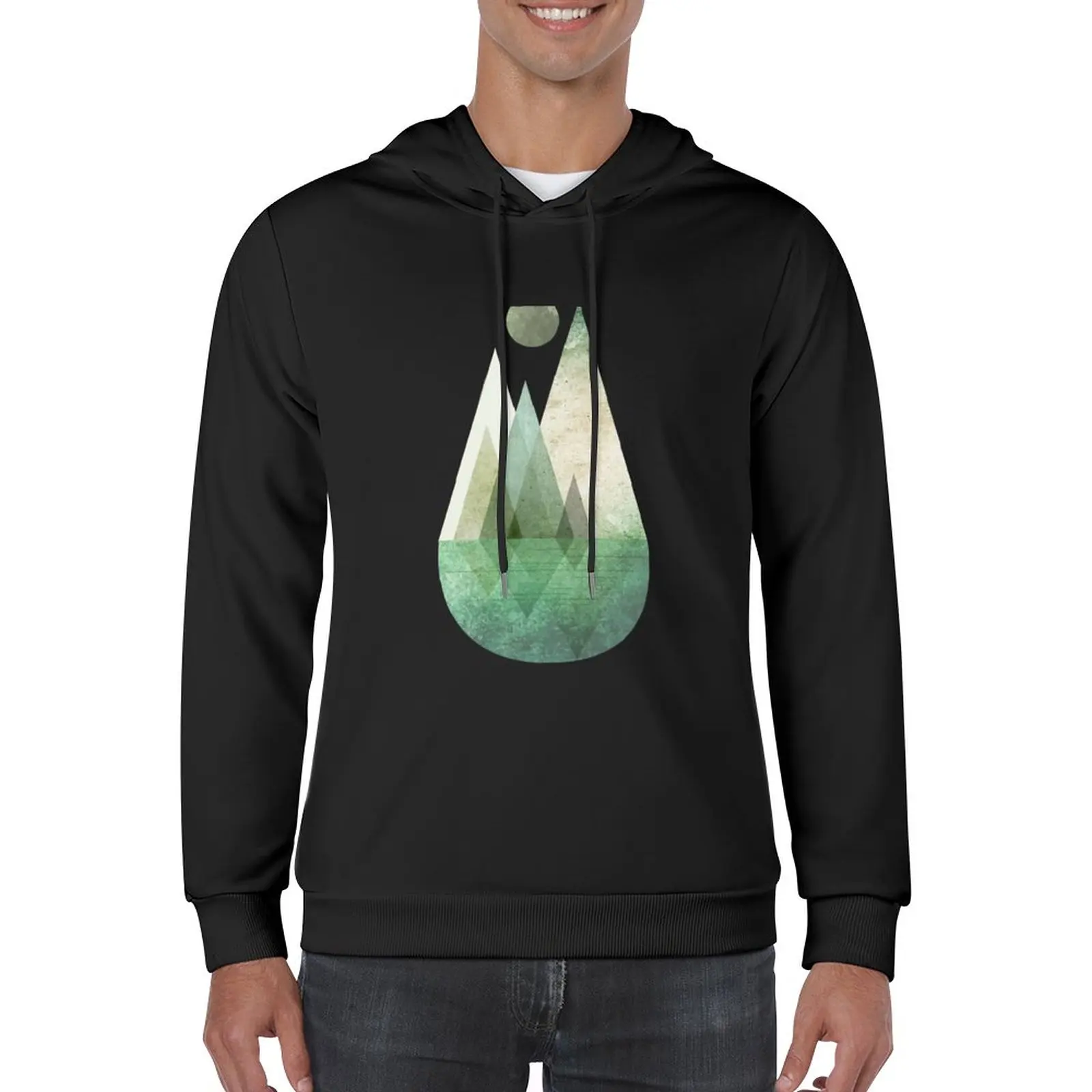 

New Mountains in Reflection Pullover Hoodie men's coat winter clothes korean style clothes hoodies and sweatshirts new