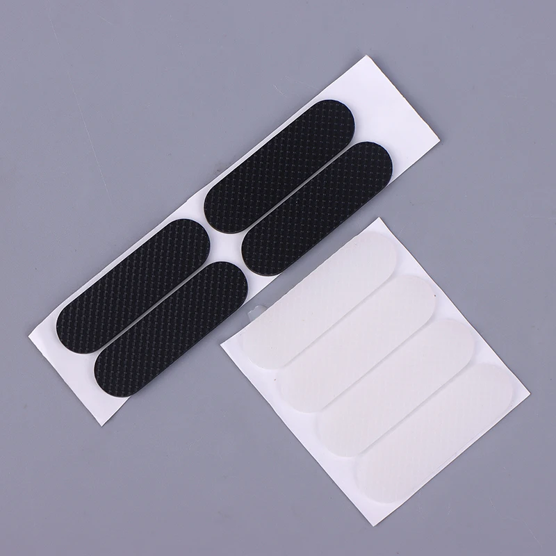 4PCS 블랙/화이트 고무 피트 두께 1.8mm 미끄럼 방지 자체 접착 실리콘 충격 방지 보호 패드 키보드 베이스 캐비닛용