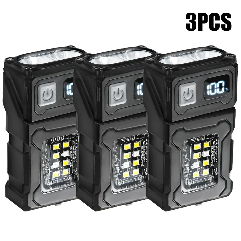Ultra-Bright Multifunctional LED Torch - USB Rechargeable Mini Lantern