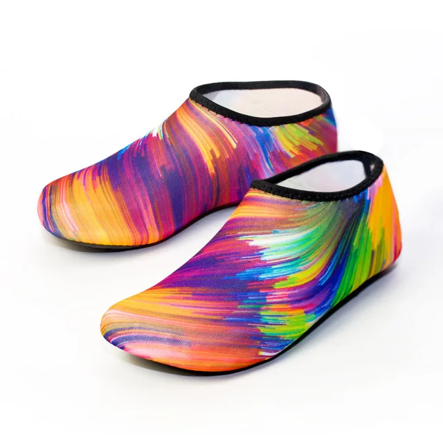 Men Beach Aqua Socks Women Kid Swimming Water Sport Barefoot Sneaker Gym Yoga Fitness Dance Swim Surfing Diving Snorkeling Shoes Colorful