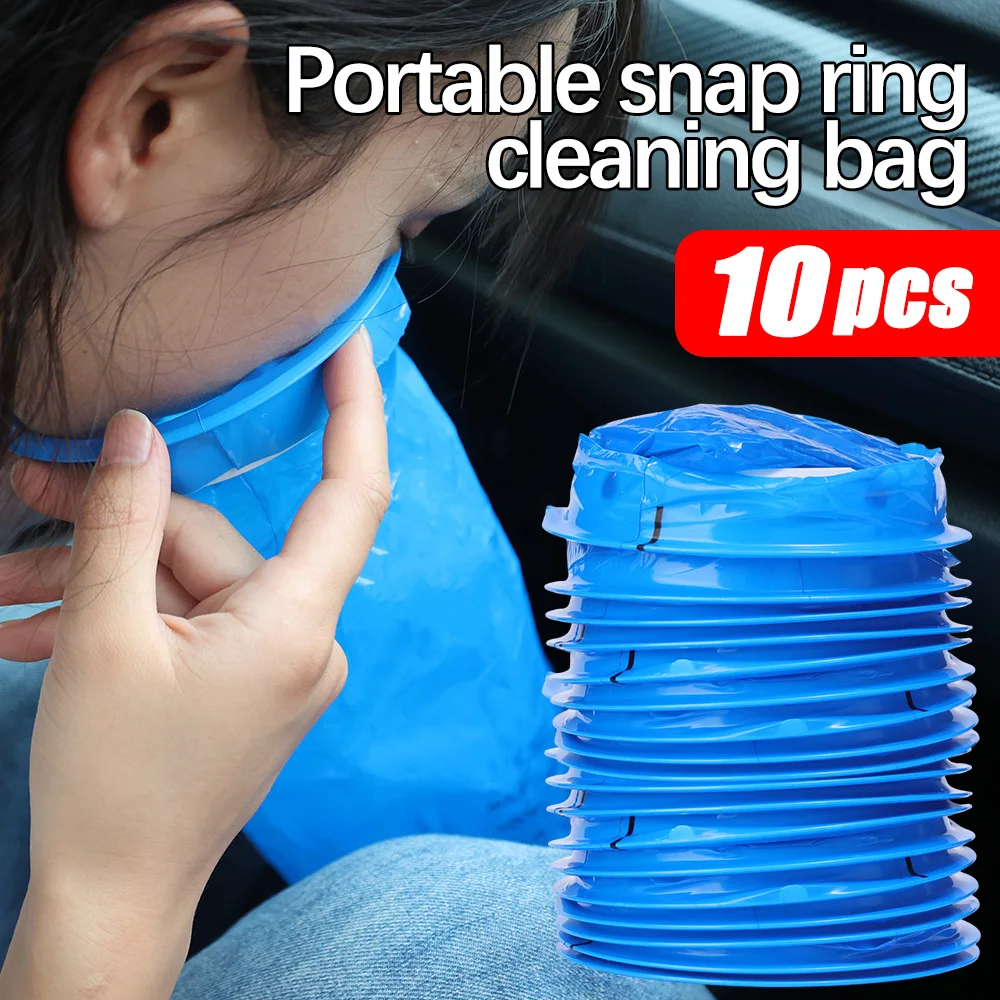 Portable Disposable Travel Car Airplane Airsickness Pregnant Women Emergency Vomit Cleaning Bags Emergency Urine Bag Car Part