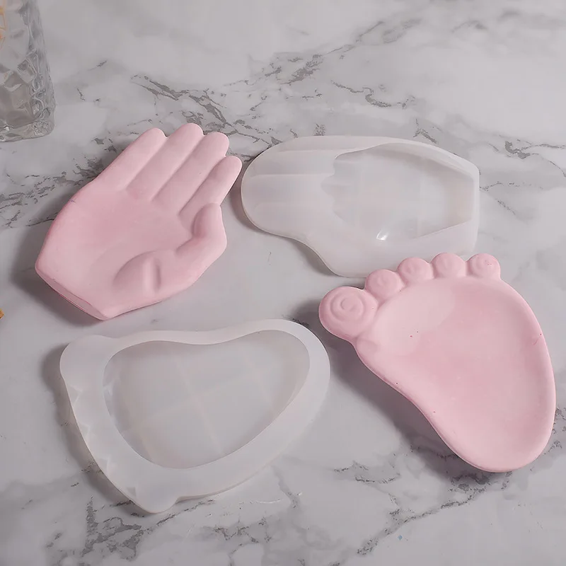 Silicone Soap Mold Heart Hands  Soap Silicone Mold Baby Heart - Soap Mold  Silicone - Aliexpress