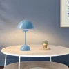 USB Rechargeable Mushroom Table Lamp Three Speed Adjustment Indoor Lighting Fixture Flower Bud Desk Lamps Hoom Decor Night Light 5