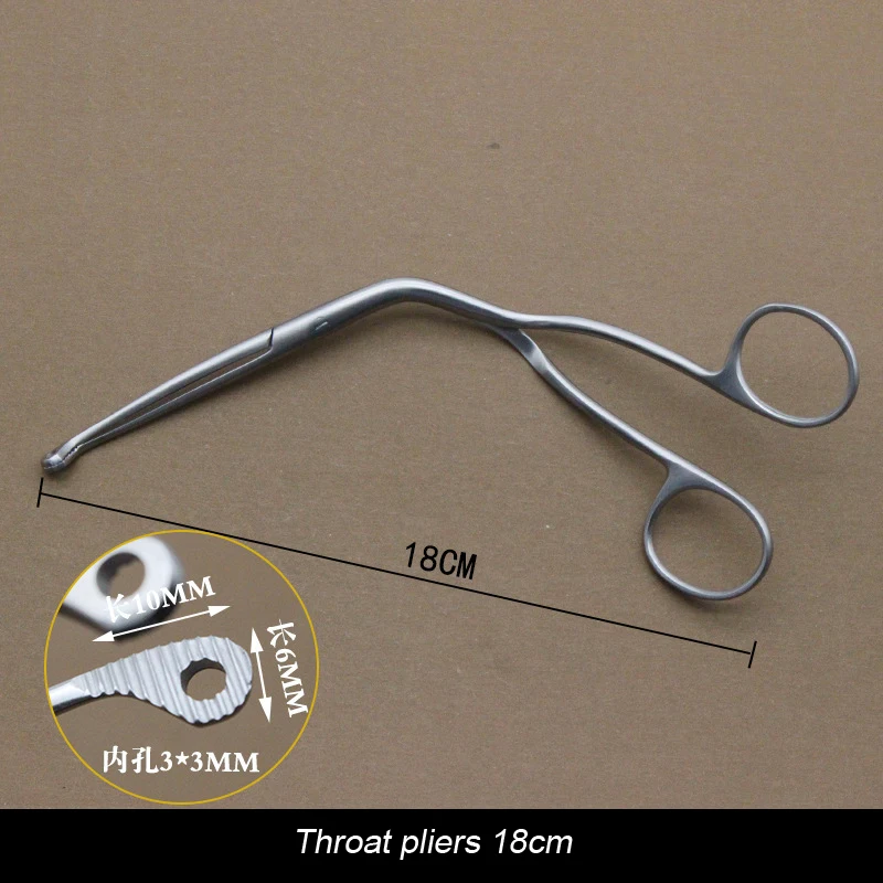 Surgical Instruments 1pcs Magill Forceps Laryngeal Forceps Stainless Steel Plastic Surgical Instruments Throat pliers