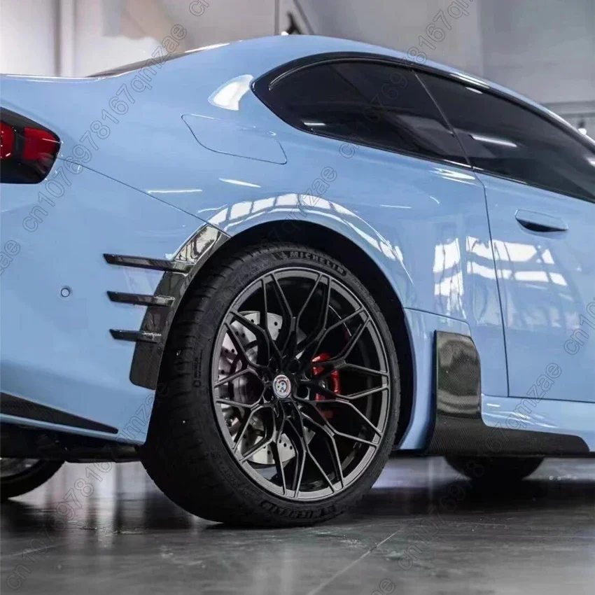 BMW M2 G42 2021-2025년식 더블 도어 차량용 범퍼 사이드 스포일러 디퓨저 커버 사이드 펜더 스플리터 튜닝 바디 키트 글로스 블랙