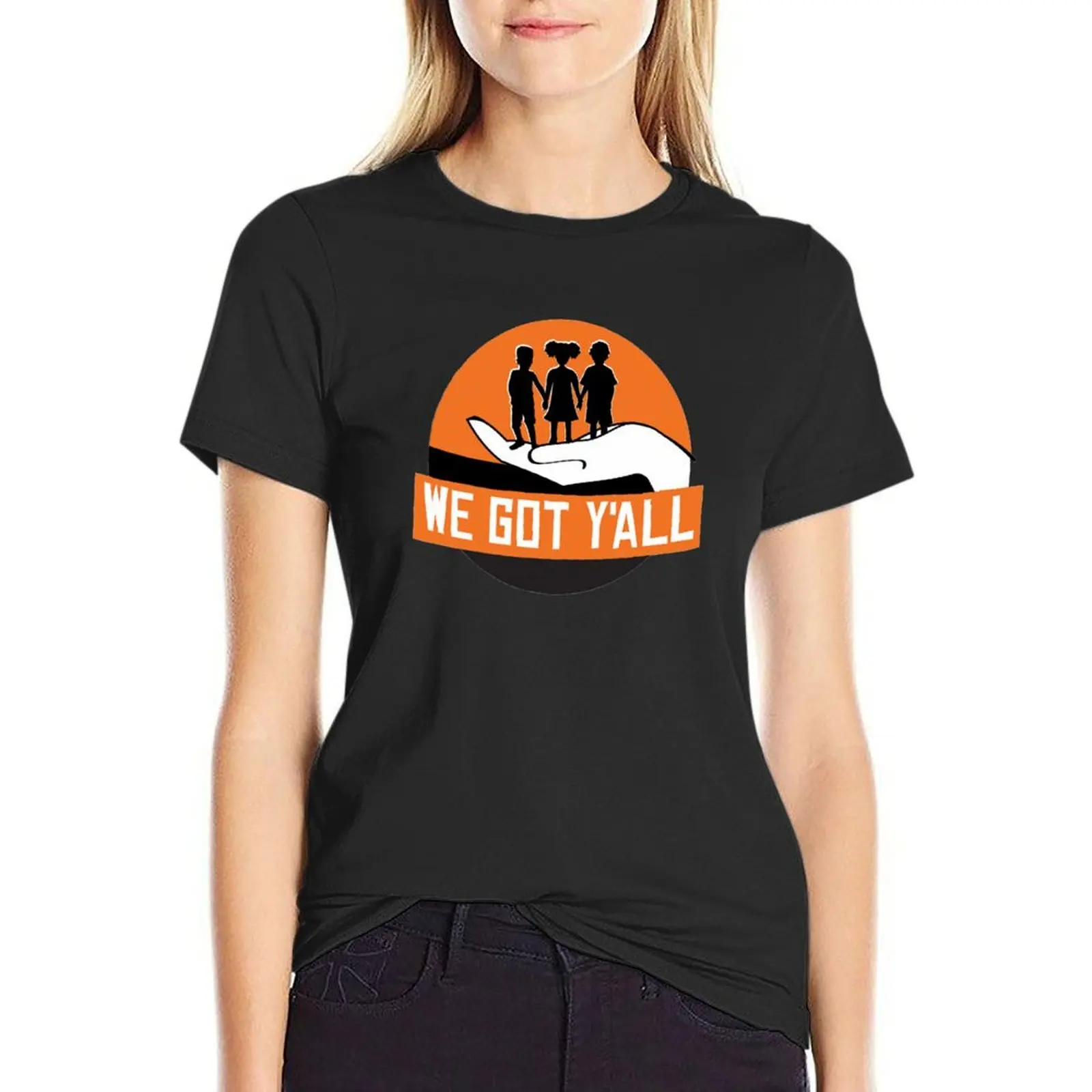 We Got Y'all T-Shirt tees tops animal print shirt for girls Aesthetic clothing summer clothes for Women
