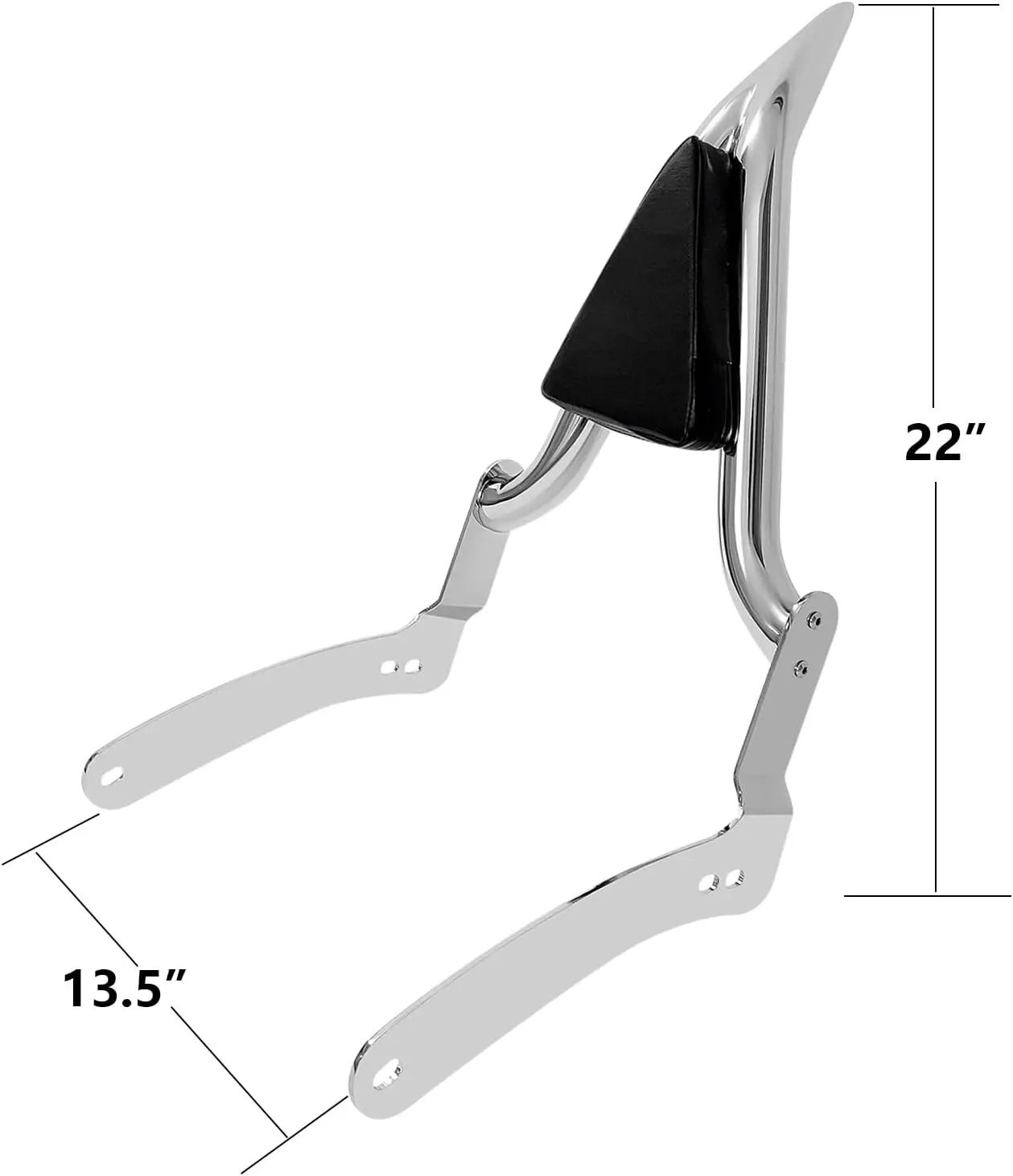 Aazon.co: otaux Passenger Sissy Bar with Luggage Rack Rear Backrest