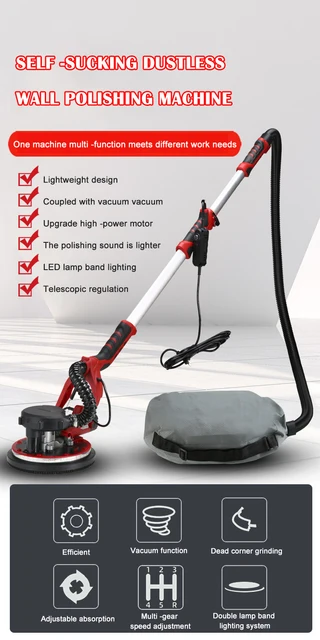 Levigatrice Elettrica 130W Compatta - Ideale Per Fai Da Te E Lavori Domestici Con 20 Carte Vetrate - Foto 6