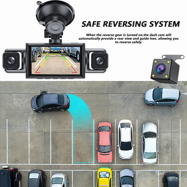 Dash Cam 4 Channel wifi Video Recorder 360° Car Recording Camera Night Vision 24H Parking Monitor Black Box Car Accessories 6