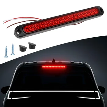 Fanali posteriori 12V Luci dei freni per auto Indicatori di direzione 15 strisce LED Parabrezza posteriore Avviso di arresto laterale Parcheggio Accessori automobilistici