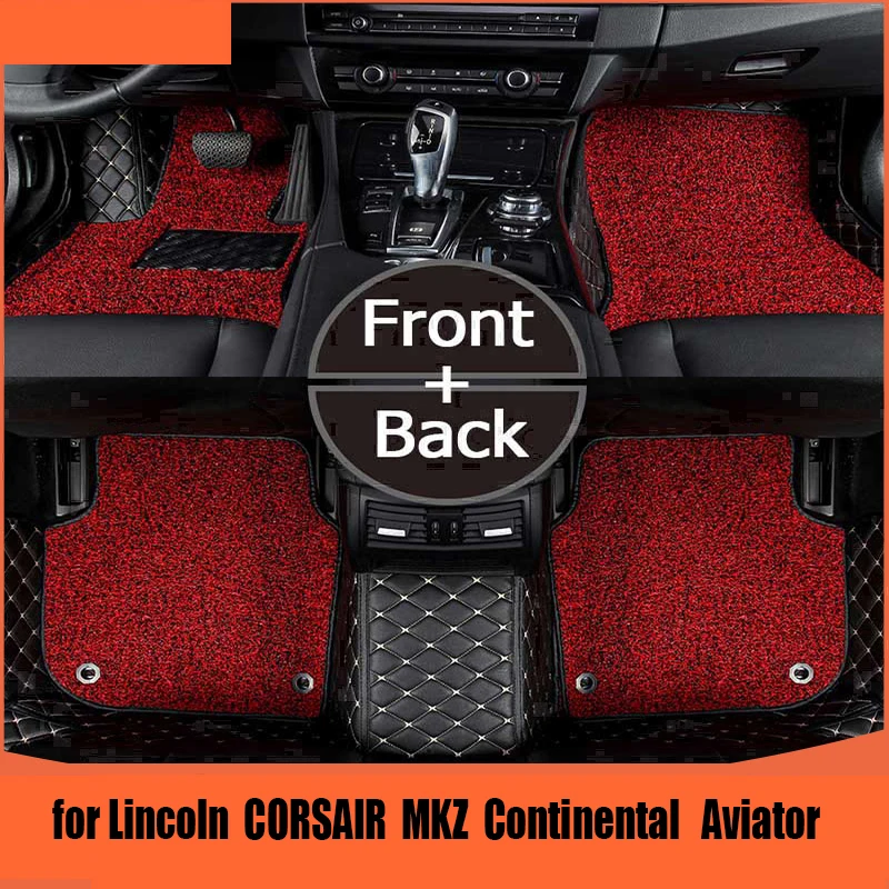 

Custom 3D Car Floor Mats for Lincoln CORSAIR 2020-2022 MKZ Continental Aviator 6 Seat Interior Accessories Artificial Leather