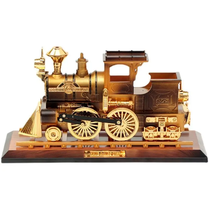 Retro Train Music Box Classic Car Nostalgic Creative Gift Home Decoration Photography Props, music box
