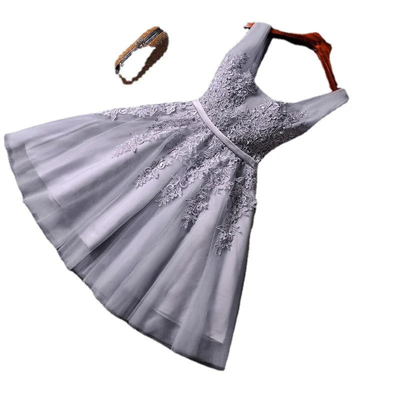 2024 European and American foreign trade new evening dress ebay amazon wish sexy short slim dress female