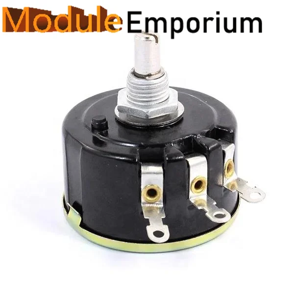 5PCS 5W 10K Ohm Variable Resistor 3 Pin Wire Wound Potentiometer WX112(050)