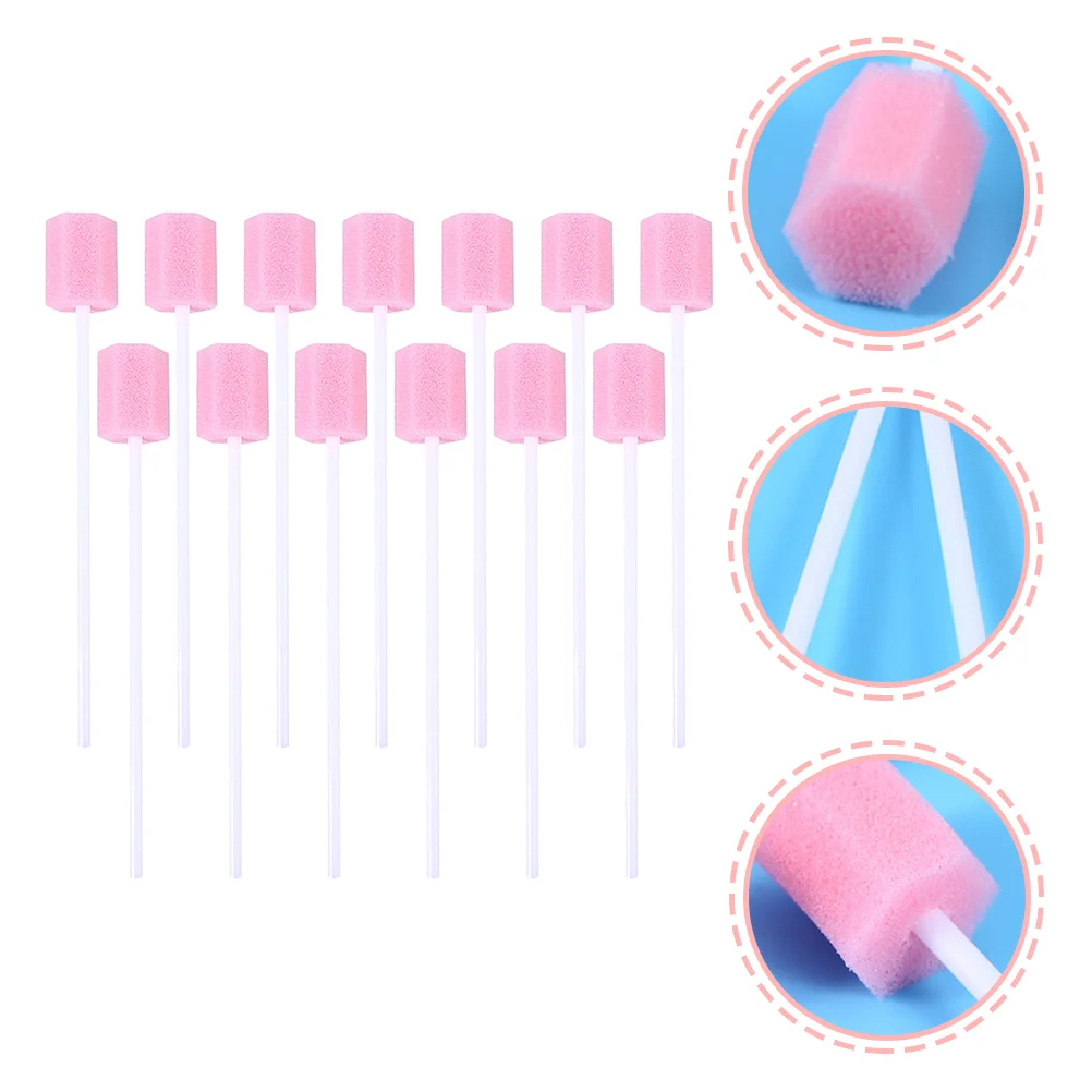 

80 Pcs Cleaning Sponge Oral Care Swabs Mouth Cotton Dental Plastic Tooth Tools for People