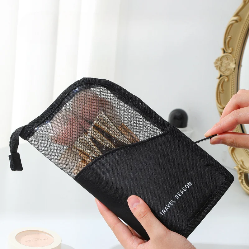 Portable Brow pencil Lipstick storage bag New makeup tool storage bag for women holding makeup brush bag 2