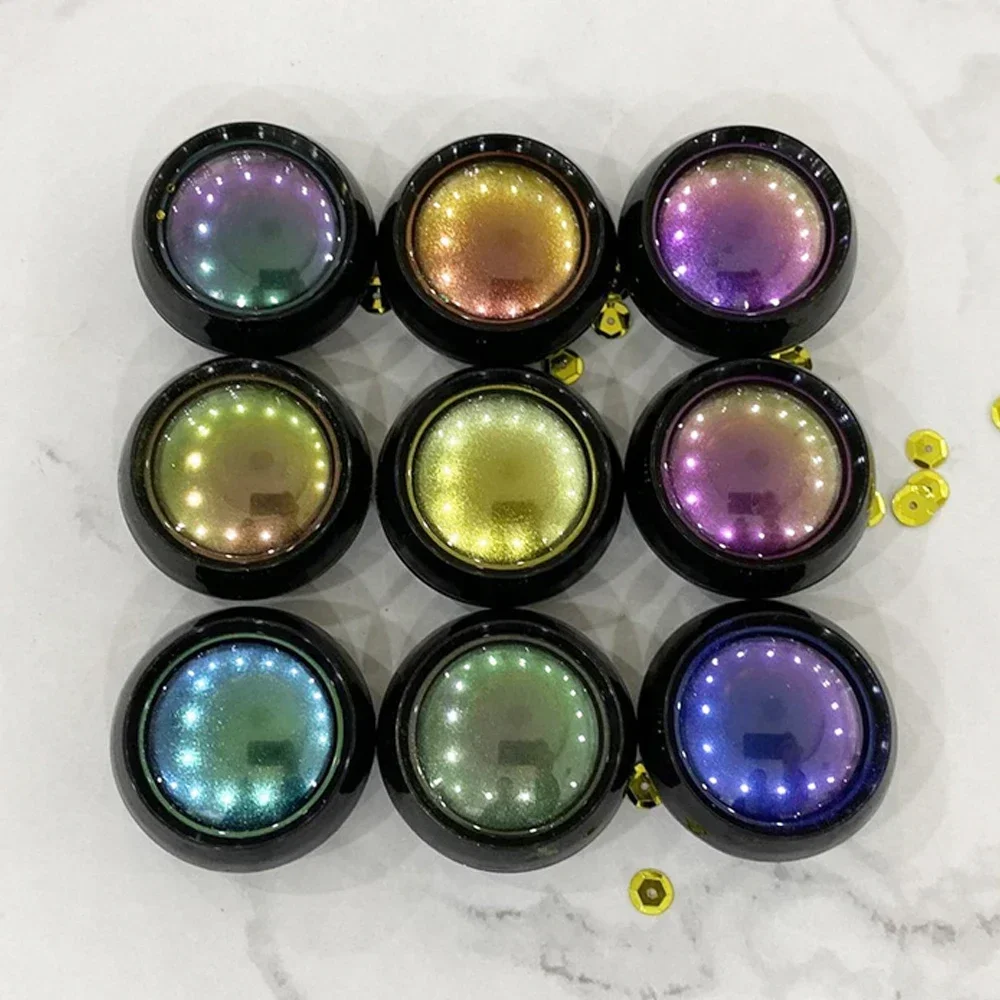 Optical Chameleons Eyeshadow Diamond Gloss Shiny High Gloss Mono Eyeshadow Pallete Eye Glitter Pigment