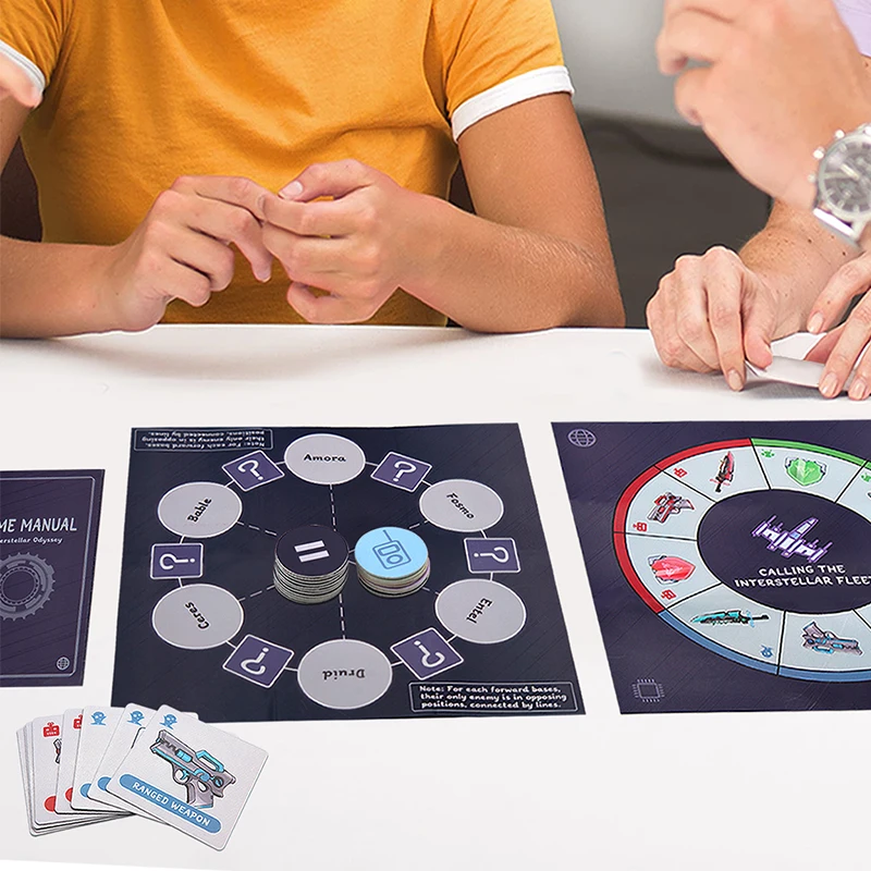 Interstellar Odyssey: Strategic Puzzle Game for 3-6 Players, Ages 10+ – Conquer Planets, Command Armies, and Forge Alliances 5