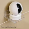 Small Security Camera Wall Mounting Bracket Punch Free Acrylic Storage Rack Versatile Waterproof for Speakers Plants Books Toys 2