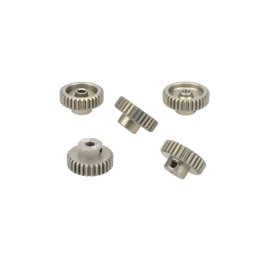 48DP 3,175mm Aluminium Metall Ritzel Motor Getriebe 13T-20T 21T-25T 26T-30T 31T-40T 41T-48T Für 1/10 RC Autos Lkw Drift Modell Motor – Detail 8